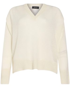 Aragona Cream Sweater Cashmere - White