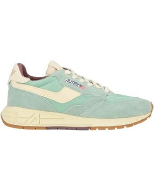 Autry Light Sneakers Leather, Textile Fibers - Green