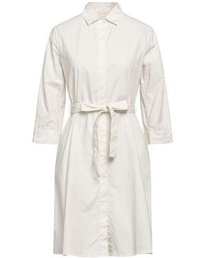 HER SHIRT HER DRESS Mini Dress - White