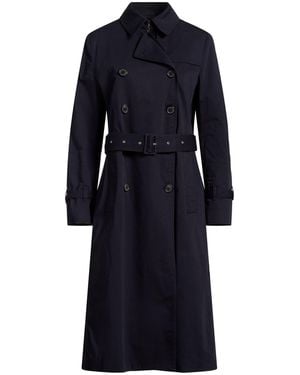 Department 5 Overcoat & Trench Coat Cotton, Elastane - Blue