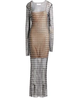 Genny Maxi Dress Polyester, Elastane - Natural