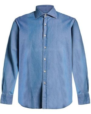 Giannetto Portofino Denim Shirt - Blue