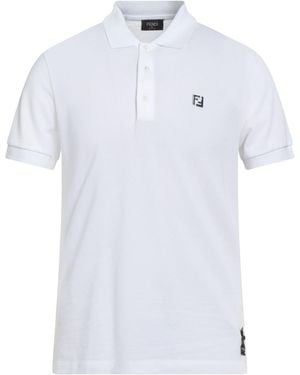 Fendi Polo Shirt Cotton - White