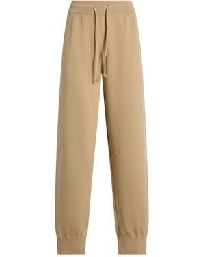 Burberry Sand Trousers Wool, Polyamide, Elastane - Natural
