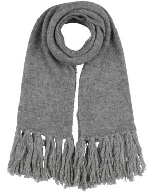Alpha Studio Scarf Alpaca Wool, Recycled Polyamide, Polyamide - Grey