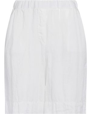 Gran Sasso Shorts & Bermuda Shorts Linen - White