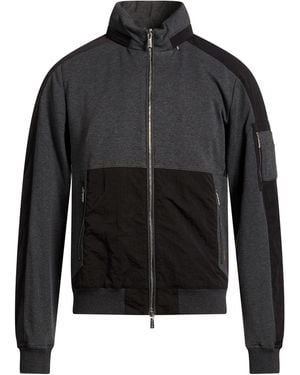 Moorer Charcoal Jacket Cotton - Black