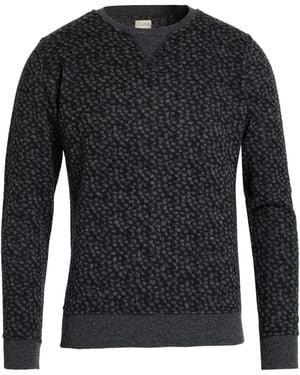 Kaos Charcoal Sweater Wool, Polyester - Black
