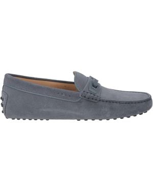 Tod's Slate Loafers Leather - Gray