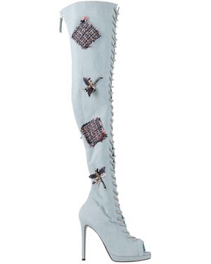 Guess Boot Textile Fibres - Blue