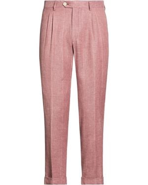 Eleventy Pants Linen, Wool, Silk, Elastane - Pink