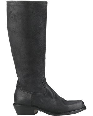Fiorentini + Baker Charcoal Boot Leather - Black