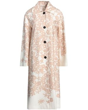 Liviana Conti Overcoat & Trench Coat Viscose, Polyamide, Elastane, Polyester - Natural