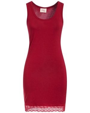 Kontatto Mini Dress Viscose, Elastane - Red