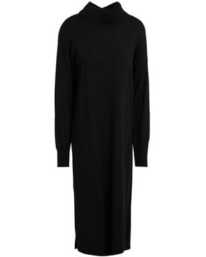 Ottod'Ame Midi Dress Acrylic, Wool, Viscose, Alpaca Wool - Black