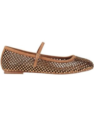 Lola Cruz Ballet Flats - White