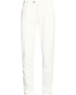 Lardini Pants Cotton, Modal, Elastane - White