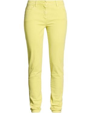 Moschino Couture Lime Jeans Cotton, Elastane - Yellow