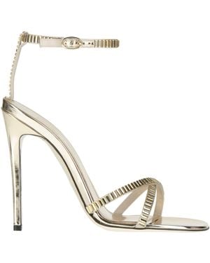 Victoria Beckham Sandals Textile Fibers - Metallic