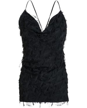 MSGM Top Acetate, Viscose - Black