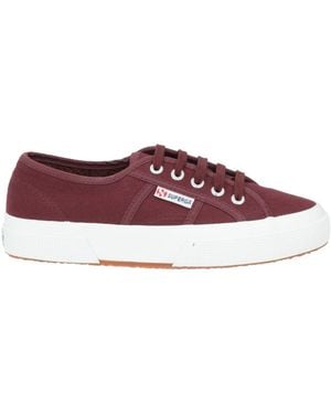 Superga Burgundy Sneakers Textile Fibers - Purple