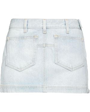 The Attico Denim Skirt Cotton - Blue