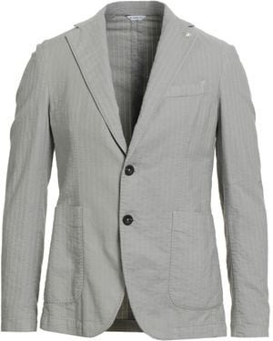 Manuel Ritz Blazer Cotton, Viscose - Gray