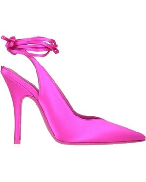 The Attico Fuchsia Court Shoes Textile Fibres - Pink