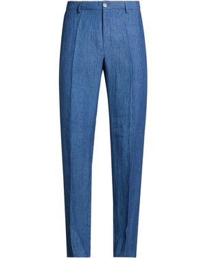 120% Lino Trousers - Blue