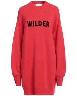 Sportmax Mini Dress Wool, Cashmere - Red
