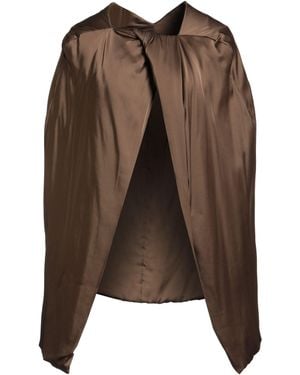 Rick Owens Poncho - Marrón