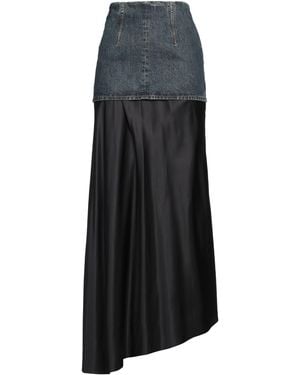 MM6 by Maison Margiela Maxi Skirt Cotton, Viscose - Black