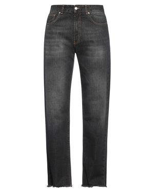 Gcds Charcoal Jeans Cotton - Gray