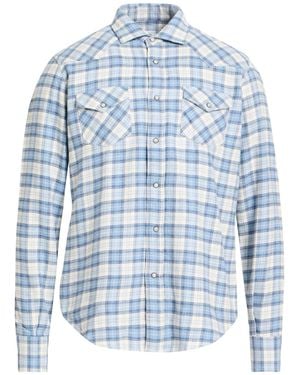 Eleventy Platinum Light Shirt Cotton - Blue