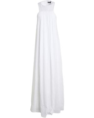 Peserico Maxi Dress Linen, Cotton - White