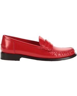 Ferragamo Loafers Calfskin - Red