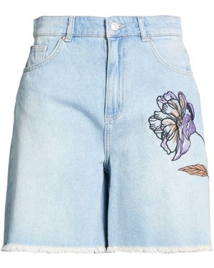 Twinset Denim Shorts - Blue