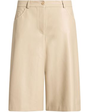 Nude Shorts & Bermuda Shorts Polyester, Polyurethane - Natural