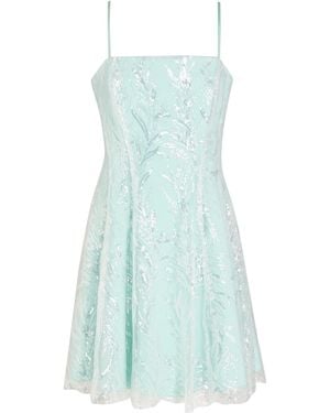 Rinascimento Mini Dress Polyester - Blue