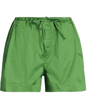 Closed Shorts & Bermuda Shorts Cotton, Elastane - Green