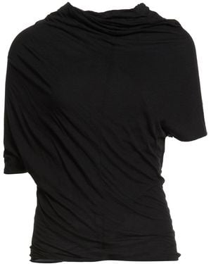 Rick Owens T-Shirt Cotton - Black