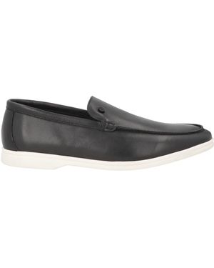 Giovanni Conti Loafers Leather - Gray