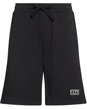 Valentino Garavani Shorts & Bermuda Shorts Cotton, Polyester - Black