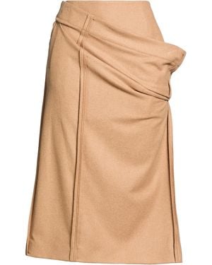 THE GARMENT Midi Skirt Recycled Wool, Polyamide, Lyocell - Natural