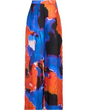 Roberto Collina Pants Silk - Blue