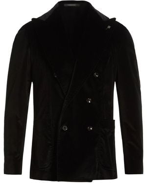 Tagliatore Blazer Cotton, Elastane - Black