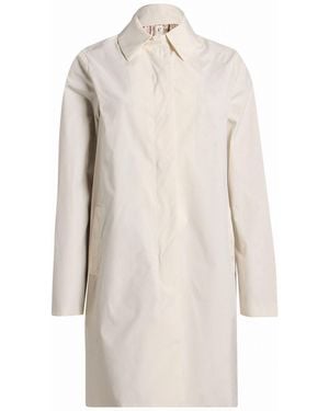 CafeNoir Overcoat & Trench Coat - White