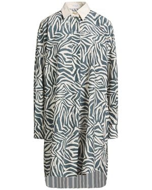 Brunello Cucinelli Mini Dress Cotton, Silk - White