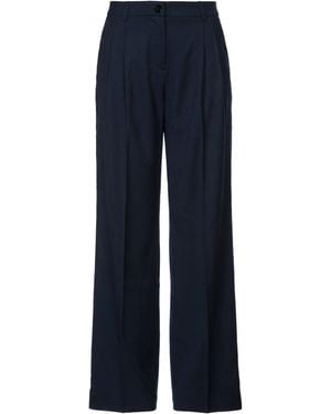 Pinko Midnight Pants Polyester, Wool - Blue