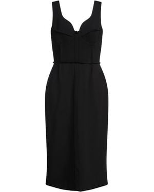 Halston Midi-Kleid - Schwarz